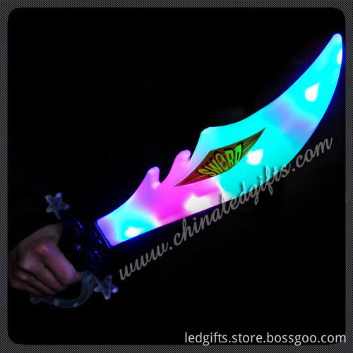 flahsing sword
